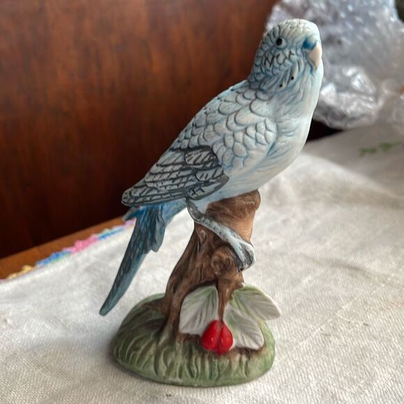 Vintage Lefton Parakeet ceramic figurine - Picture 3 of 9